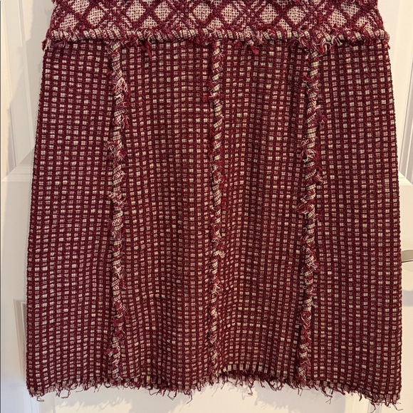 Chanel Burgundy Tweed Dress - Picture 8 of 17